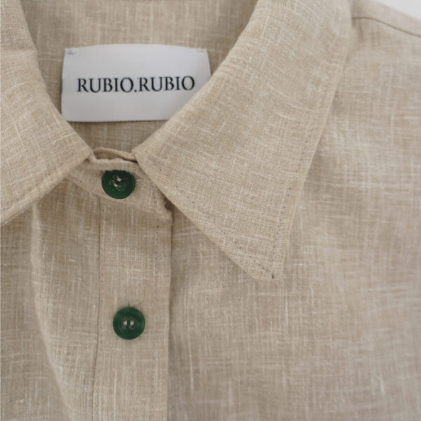 BLUSA SIN MANGAS COLOR BEIGE