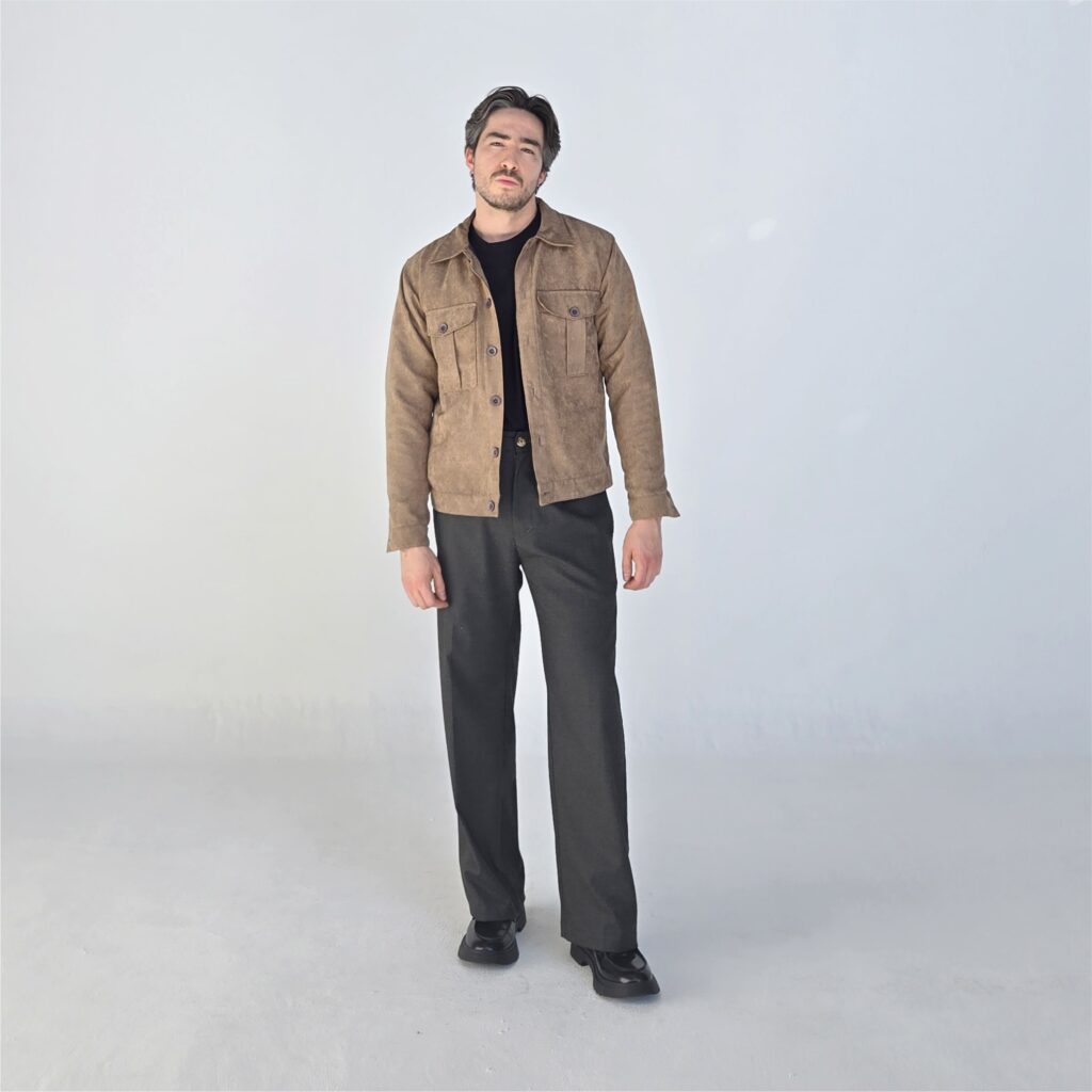CHAQUETA ANTE CAMEL