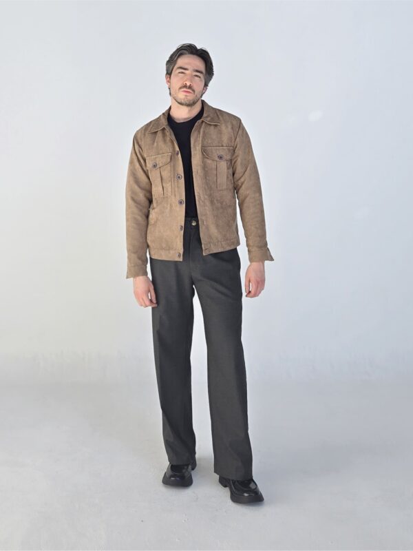 CHAQUETA ANTE CAMEL